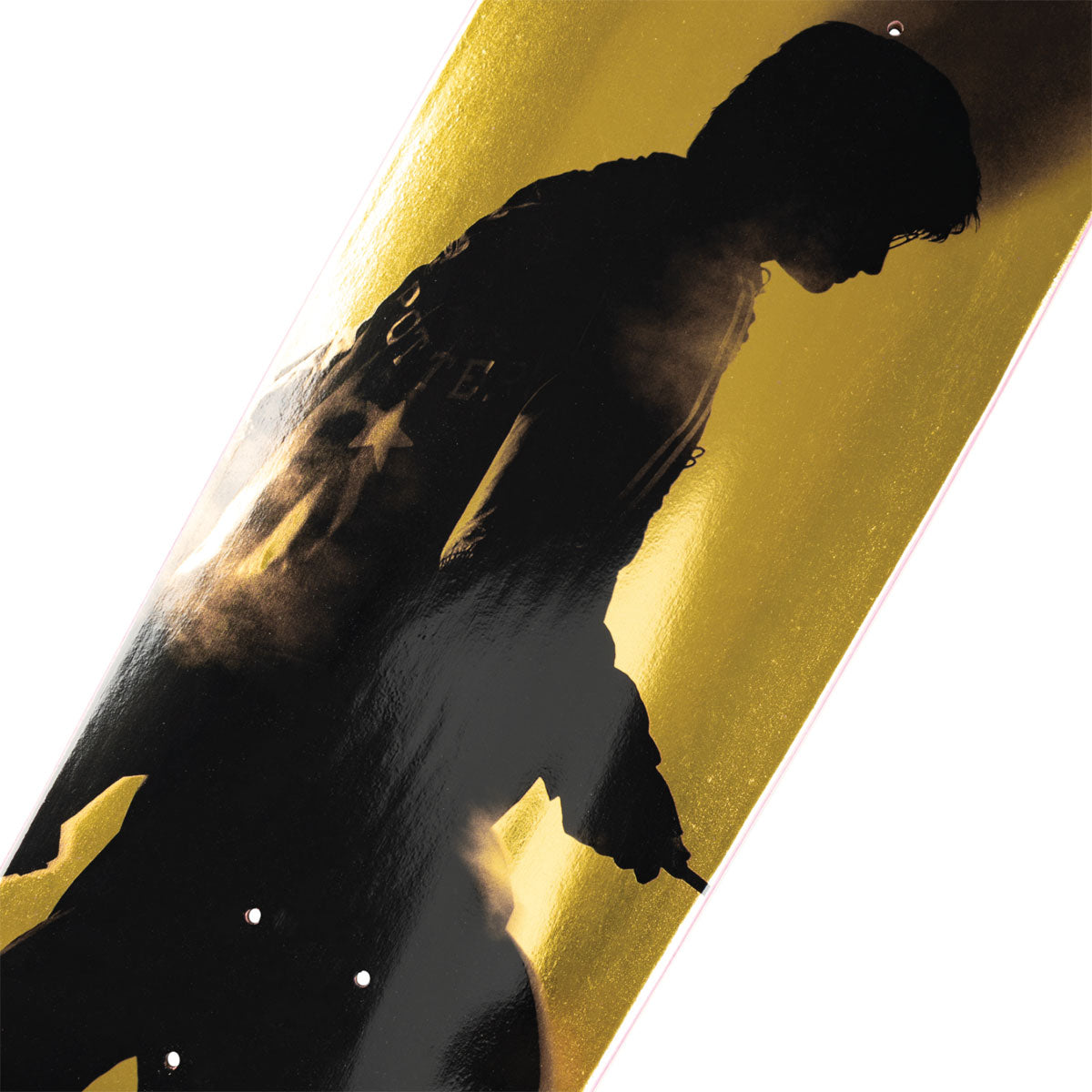 Welcome x Harry Potter Seeker On Nimbus 5000 Skateboard Deck - Gold Foil - 8.75
