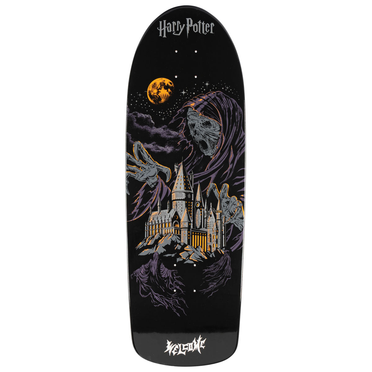Welcome x Harry Potter Dementor On A Boar Skateboard Deck - Black - 10.10