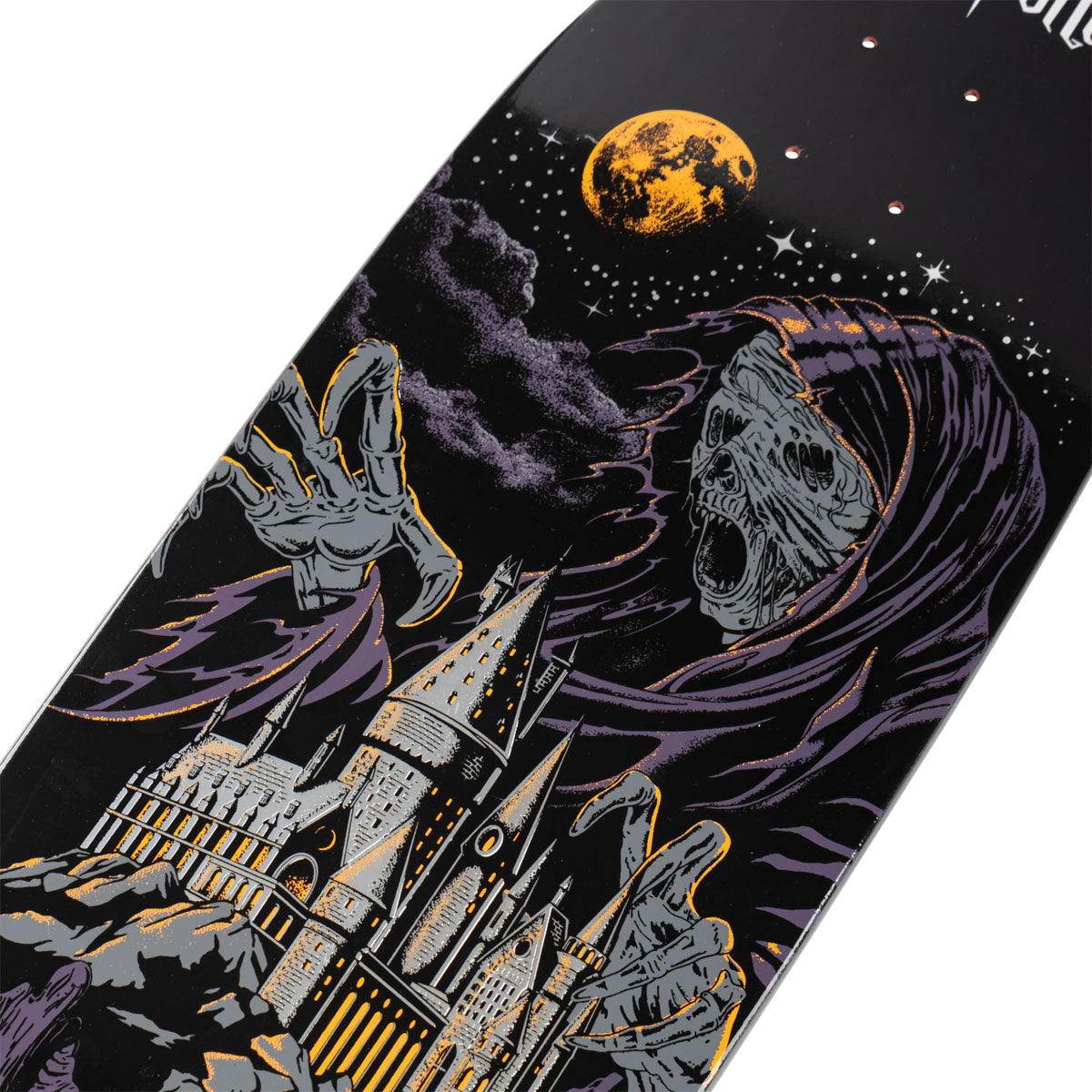 Welcome x Harry Potter Dementor On A Boar Skateboard Deck - Black - 10.10