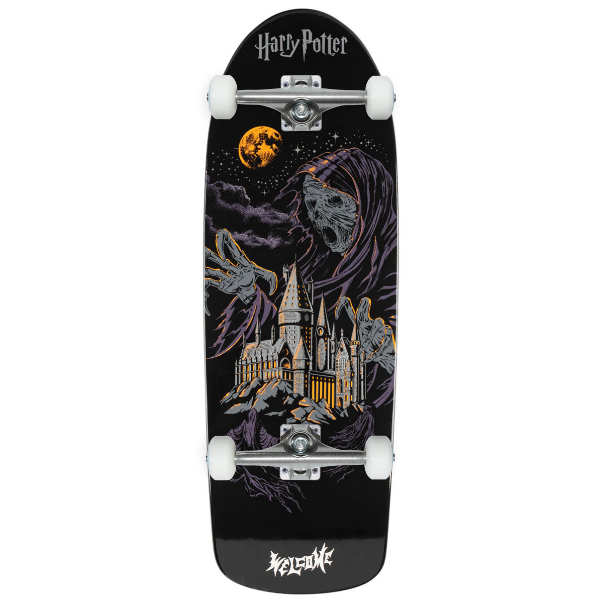 Welcome x Harry Potter Dementor On A Boar Skateboard Deck - Black - 10.10