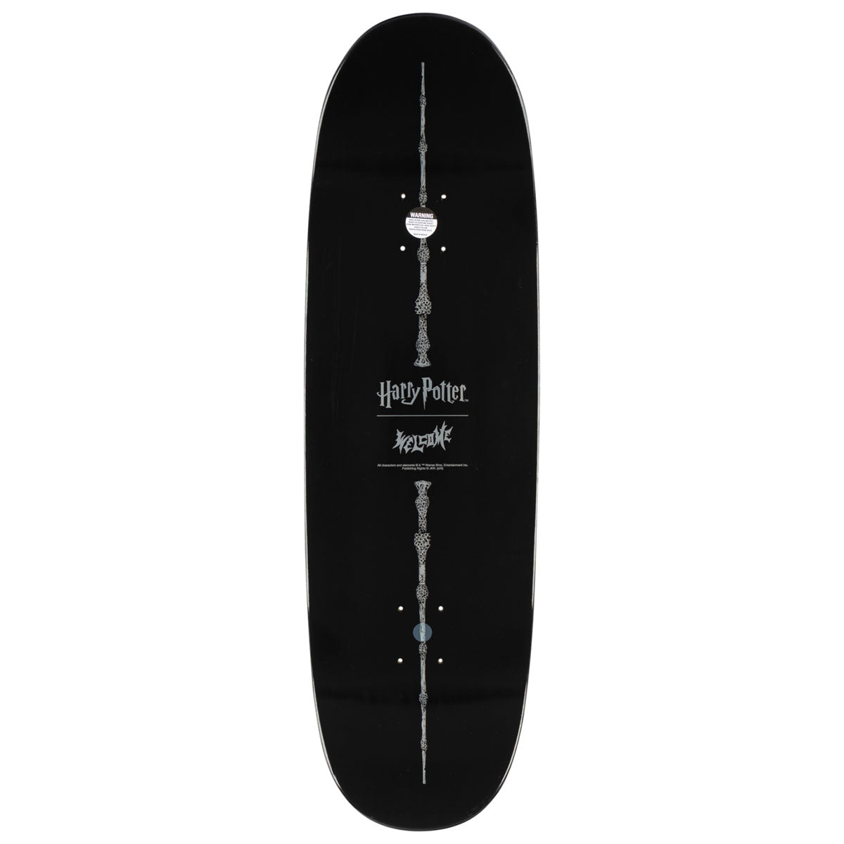 Welcome x Harry Potter Finale On A Boline 2.0 Skateboard Deck - Black Dip - 9.50