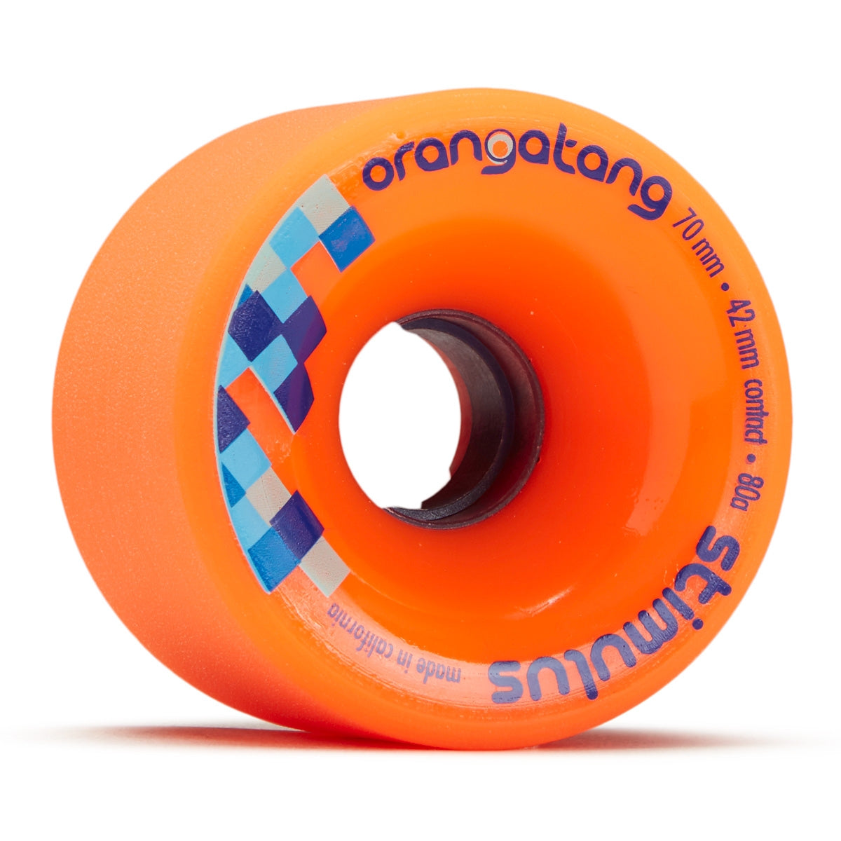Orangatang Stimulus Freeride Longboard Wheels 70mm 80a Orange image 1
