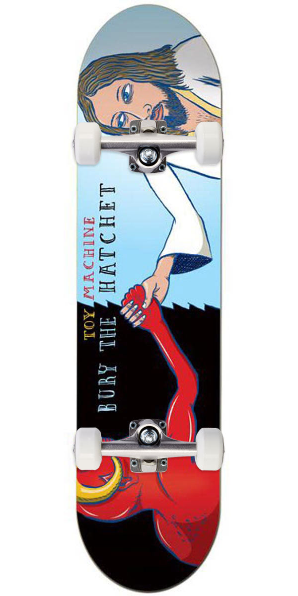 Toy Machine Bury The Hatchet Symmetrical Skateboard Complete - 8.25