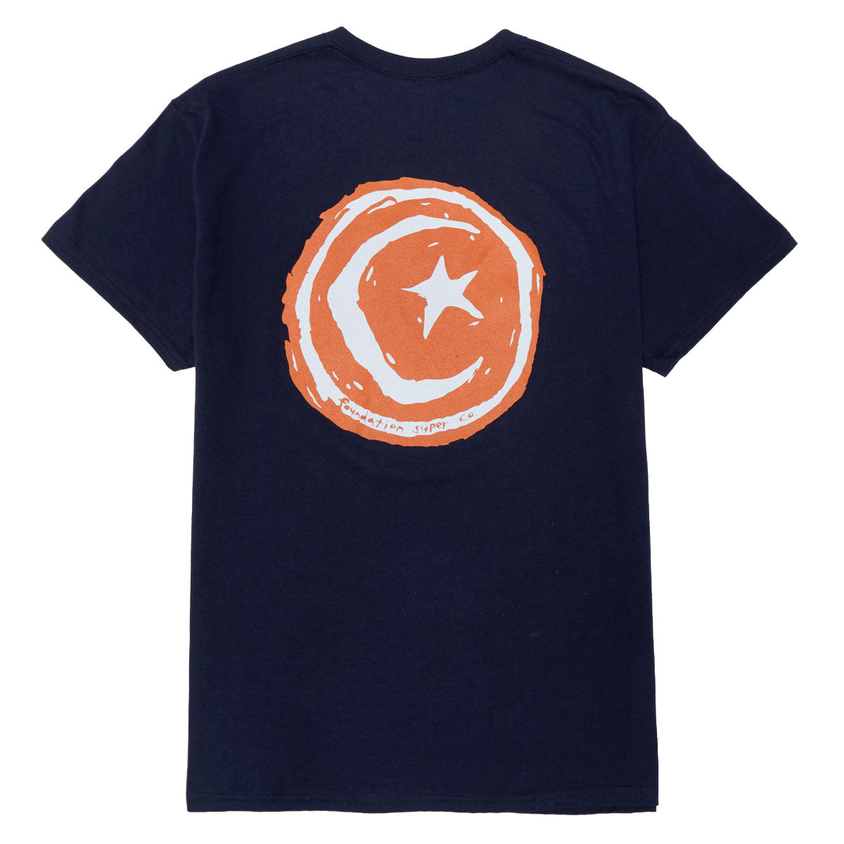 Foundation Star & Moon T-Shirt - Navy image 1