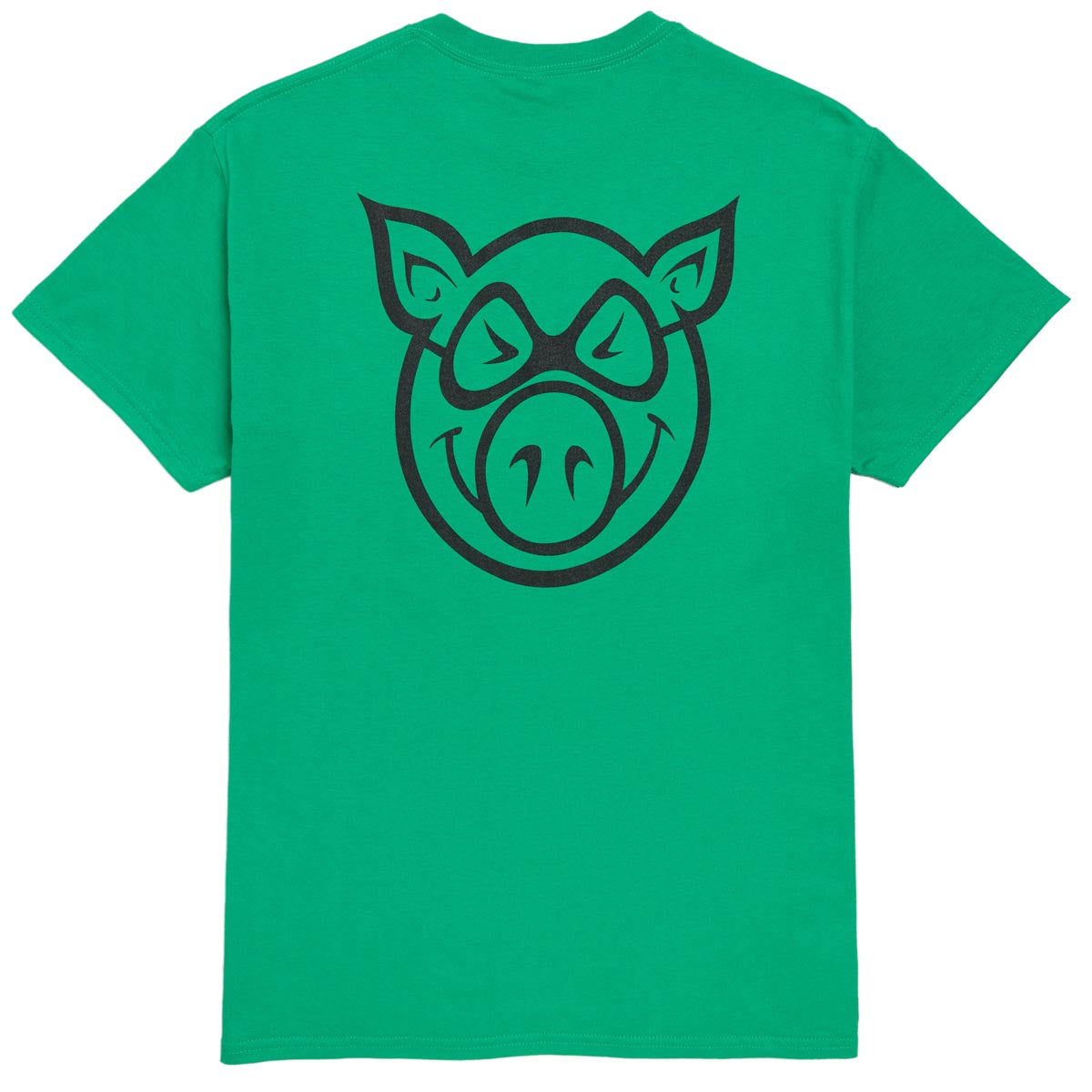 Pig Head T-Shirt - Kelly Green image 2