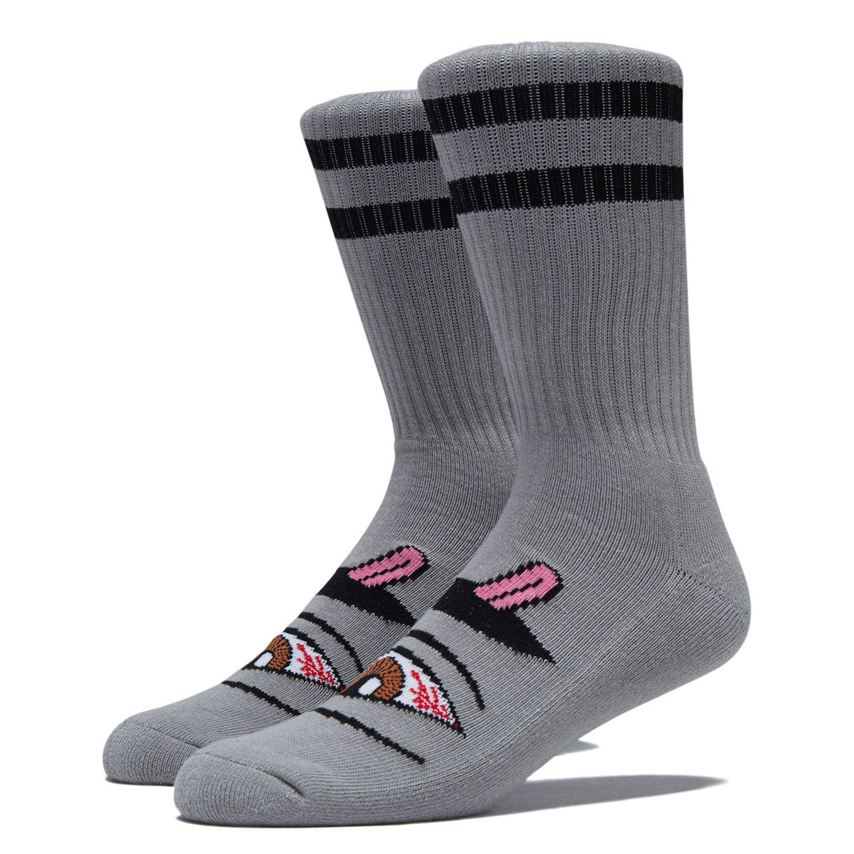 Toy Machine Bloodshot Eye Socks - Grey image 1