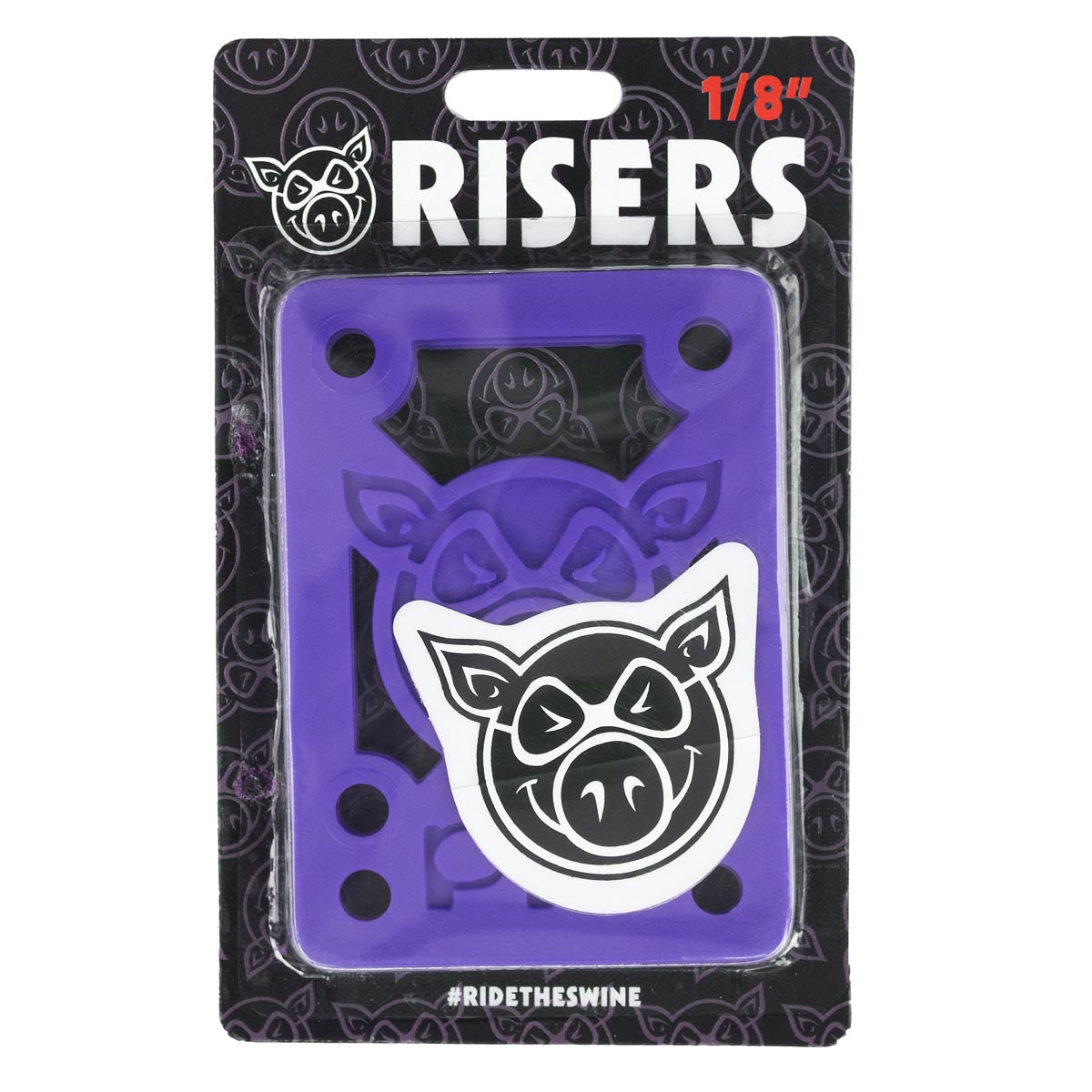 Pig Piles Hard Risers - Purple - 1/8