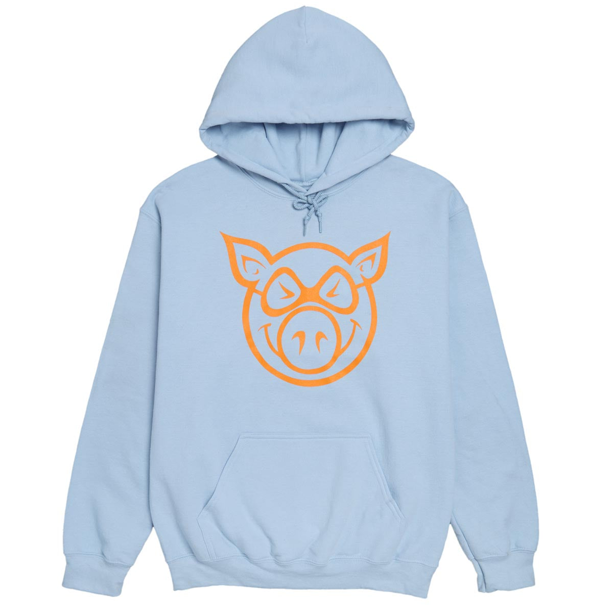 Pig Head Hoodie - Light Blue image 1