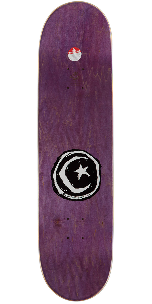 Foundation Girls Kick Ass Skateboard Deck - 8.25