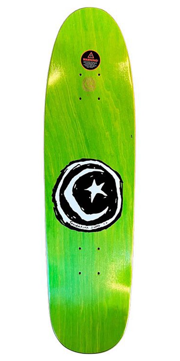 Foundation Star And Moon Dyed Skateboard Deck - 8.00