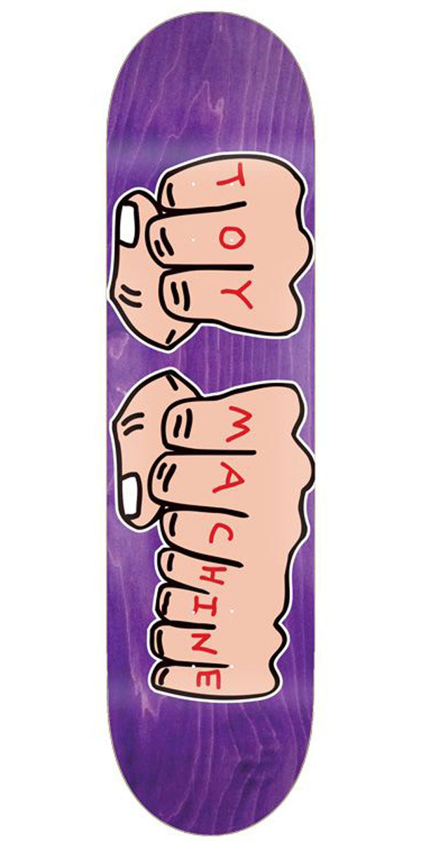 Toy Machine Fists Skateboard Deck - Assorted Stains - 9.00