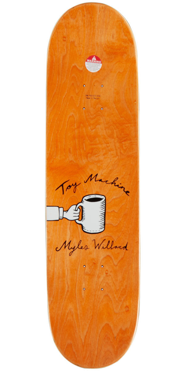 Toy Machine Willard Coffeehead Skateboard Deck - 8.38