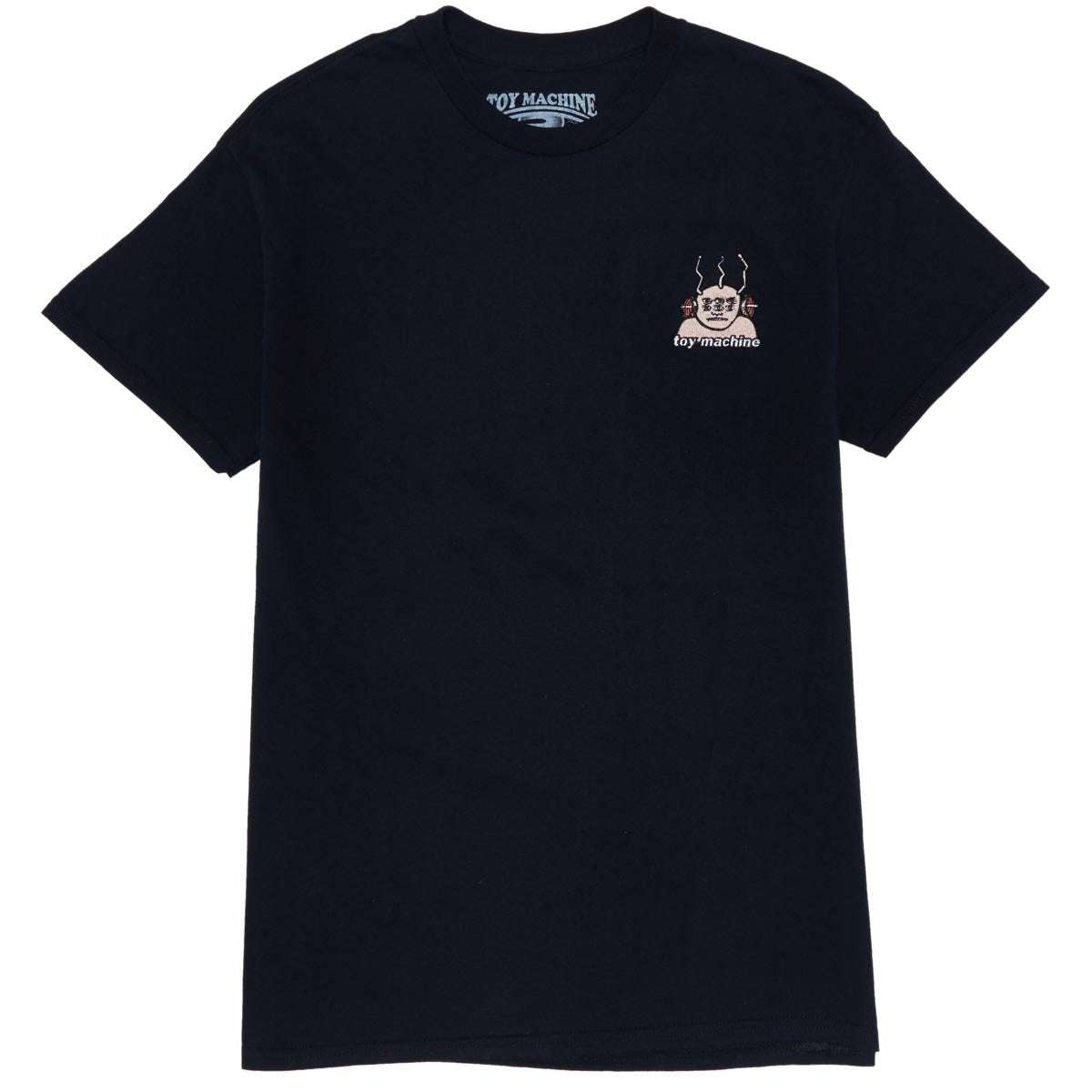 Toy Machine T-mission Embroidered T-Shirt - Black image 1