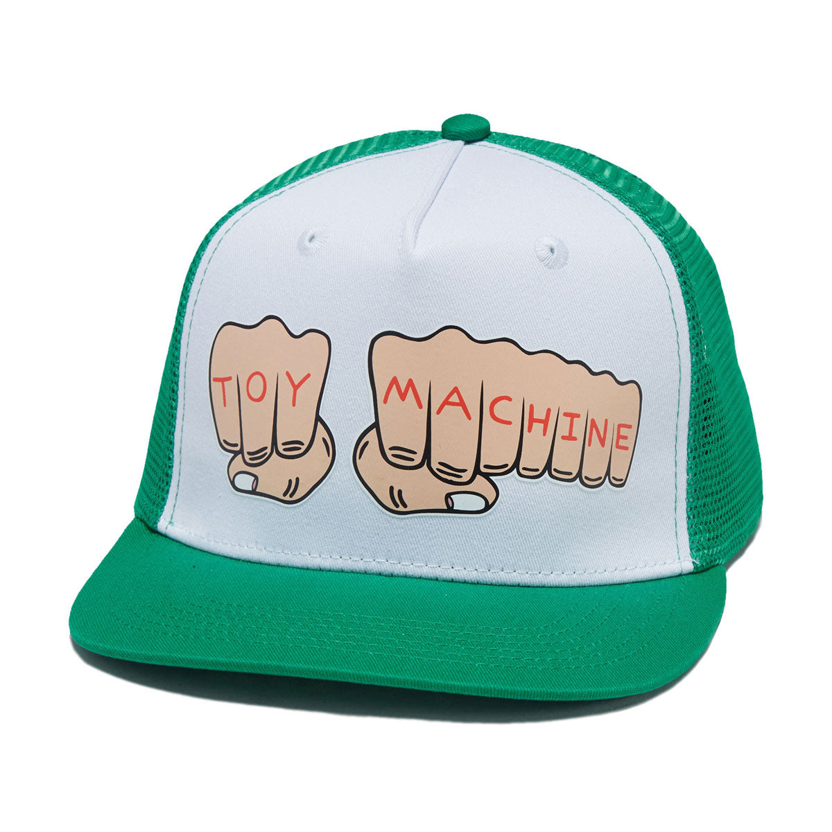 Toy Machine Fists Mesh Hat - Green image 1