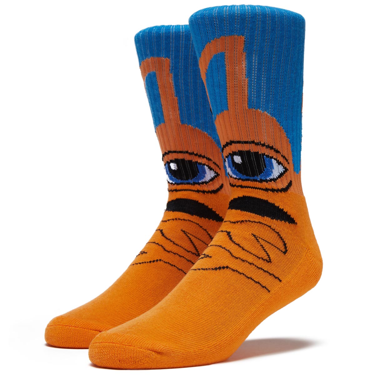 Toy Machine Sect Hug Socks - Orange image 1