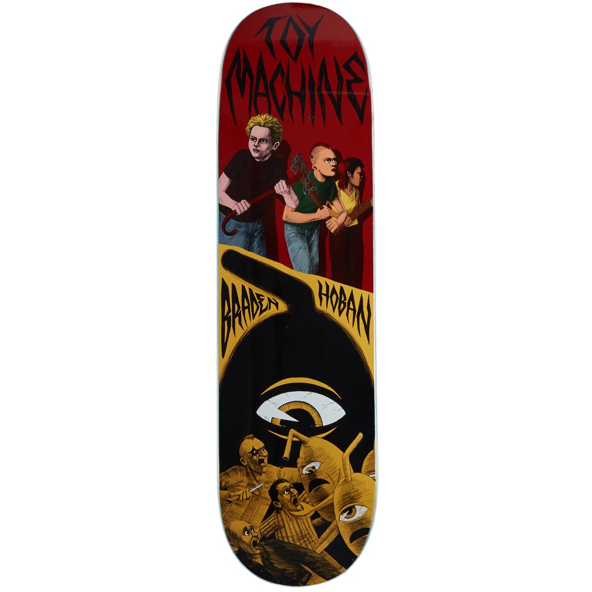 Toy Machine Hoban Horror Show Skateboard Deck - 8.25