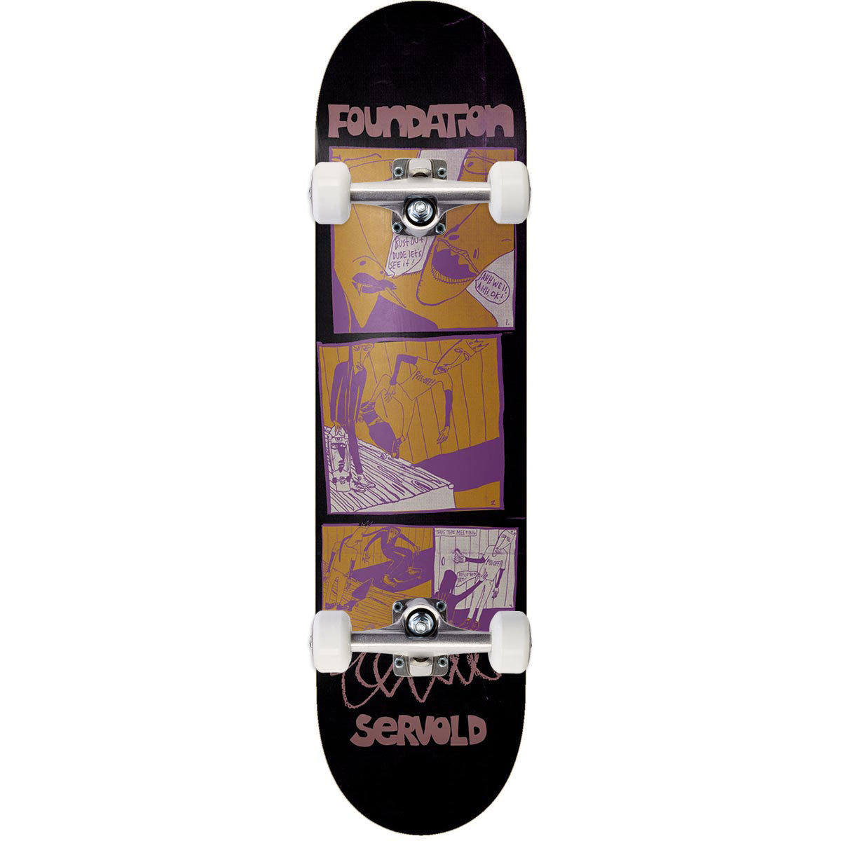 Foundation The Meeting Servold Skateboard Complete - 8.50