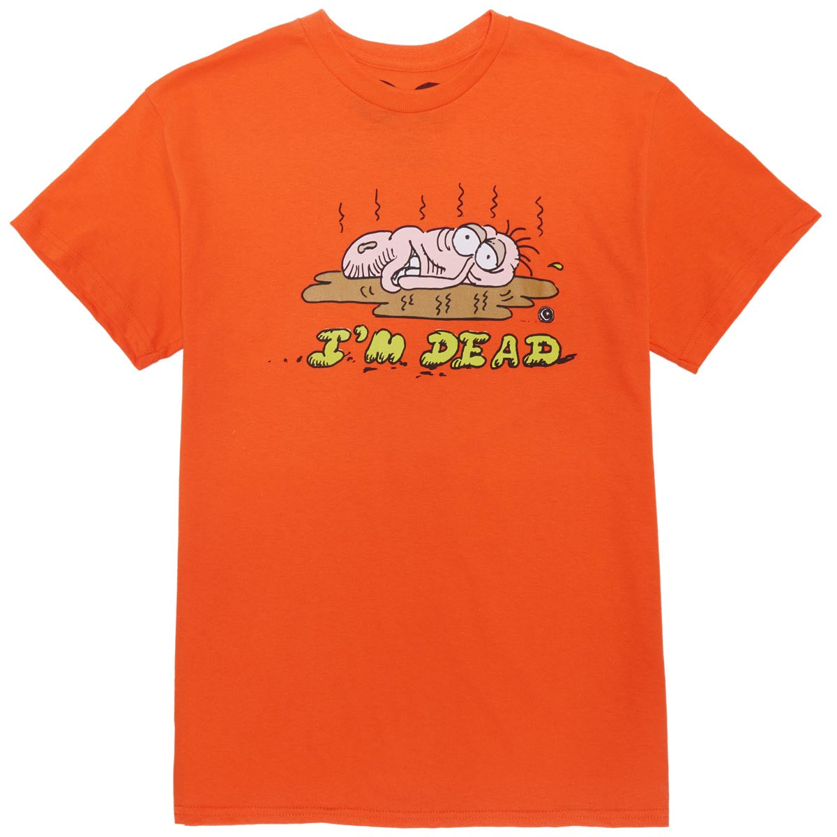 Foundation I'm Dead T-Shirt - Orange image 1