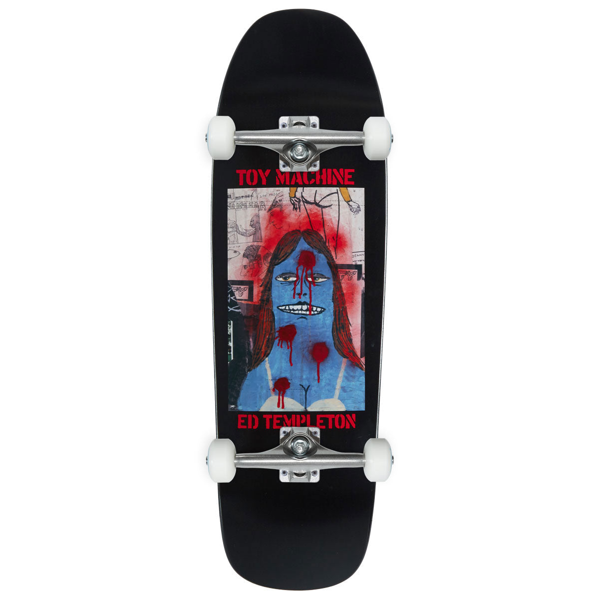 Toy Machine Templeton Graffiti Skateboard Complete - 9.50