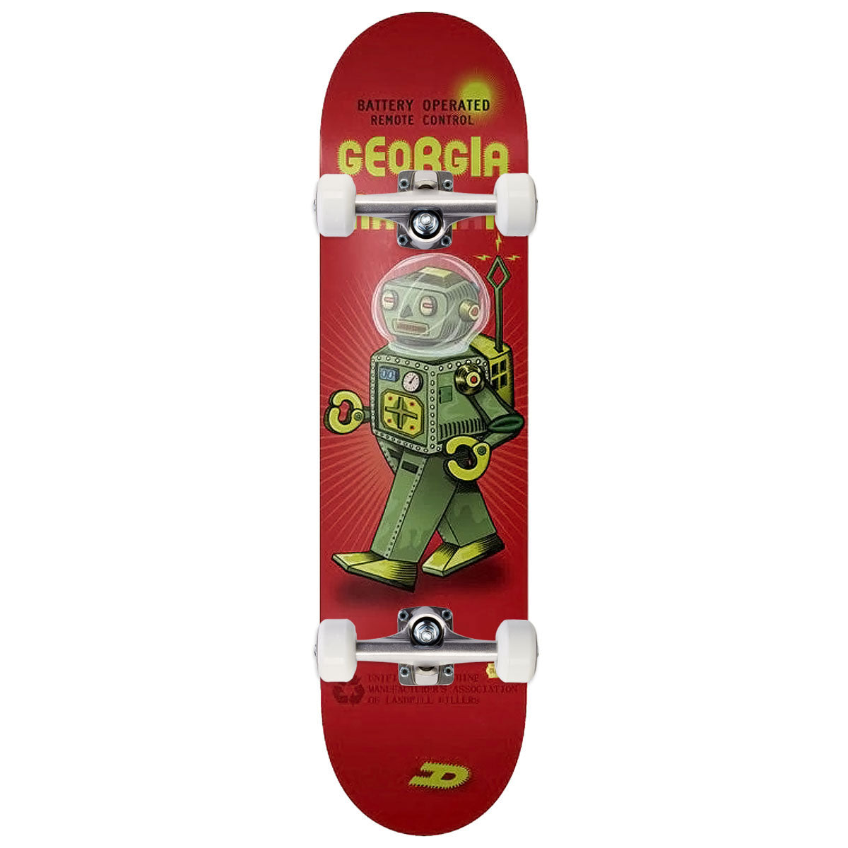 Toy Machine Martin Robot Skateboard Complete - 8.25