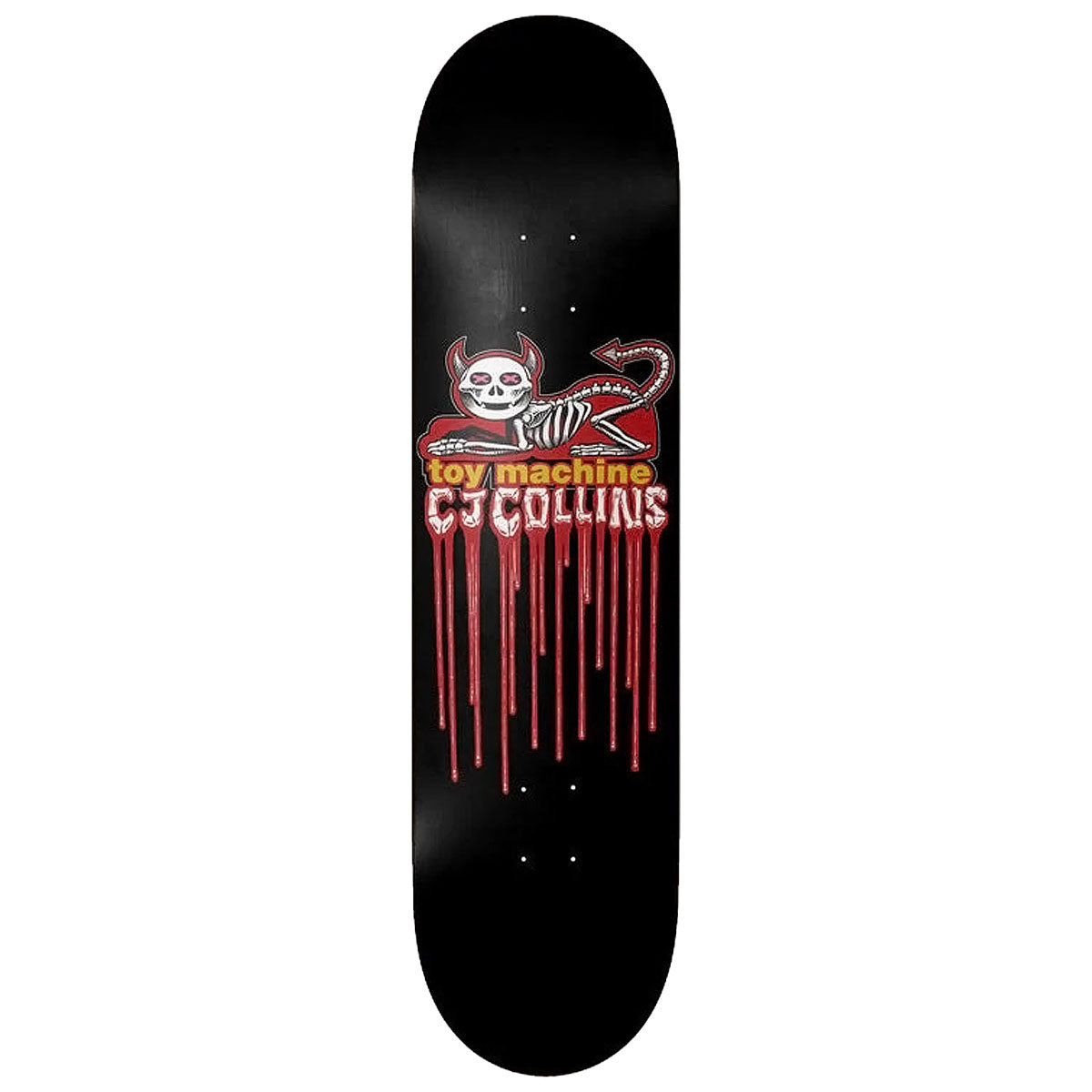 Toy Machine Collins Devil Cat Skateboard Deck - 8.25