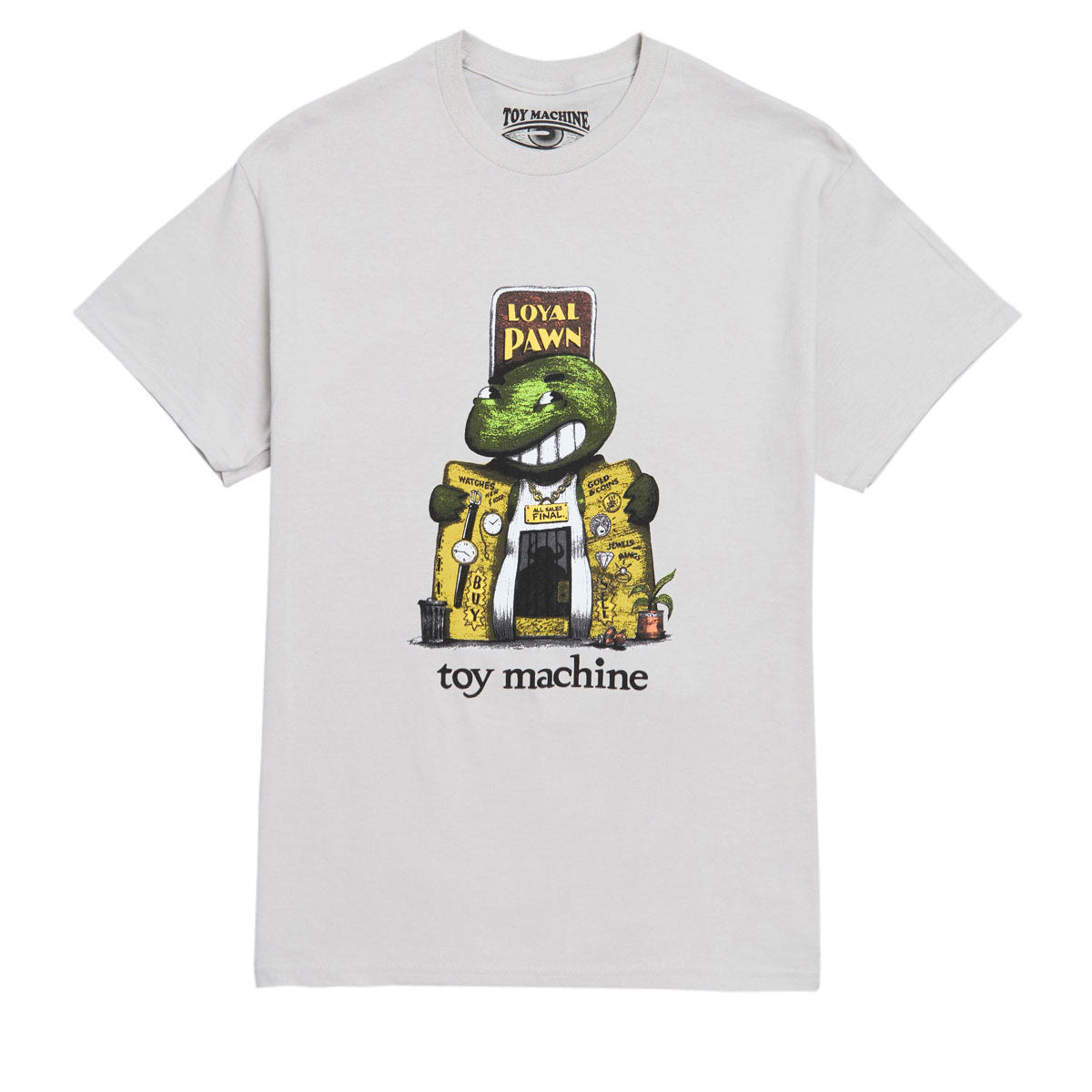 Toy Machine Roadside T-Shirt - Silver image 1