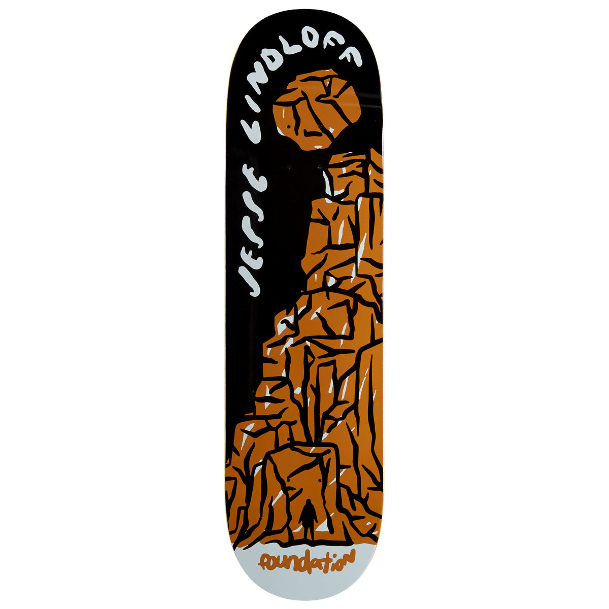 Foundation Lindloff Impending Doom Skateboard Deck - 8.25