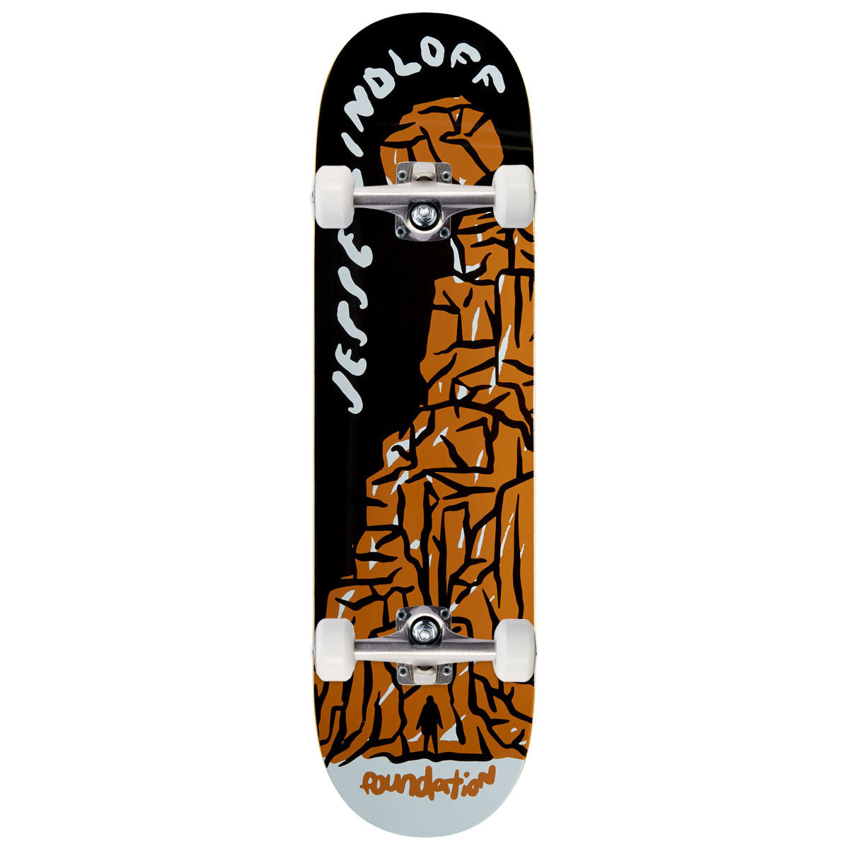 Foundation Lewis Impending Doom Skateboard Complete - 8.13