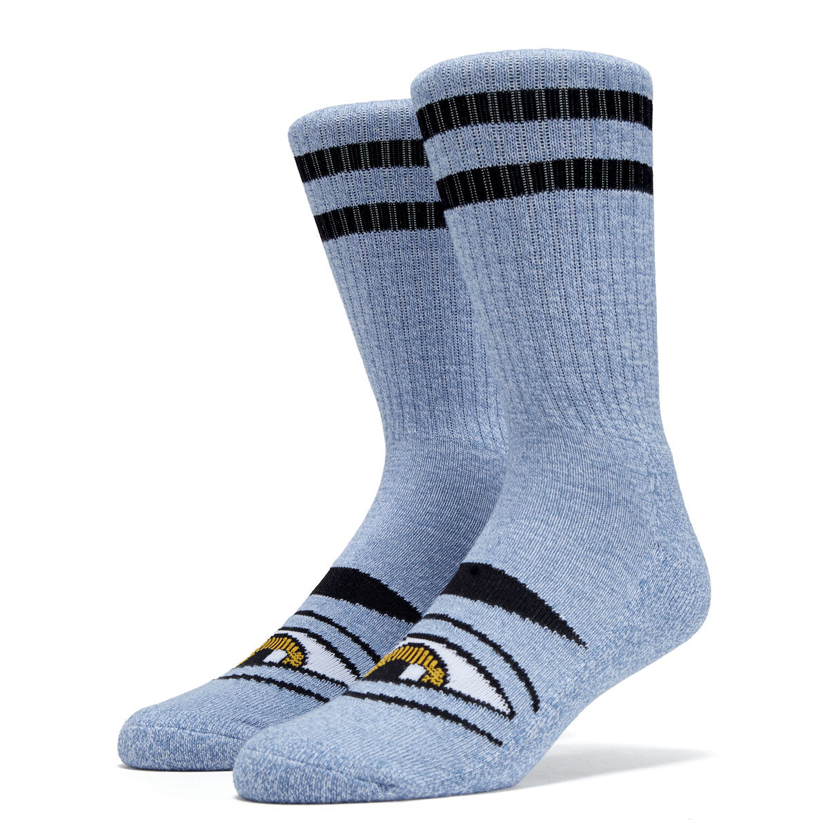 Toy Machine Heather Sect Eye Socks - Sea Blue image 1