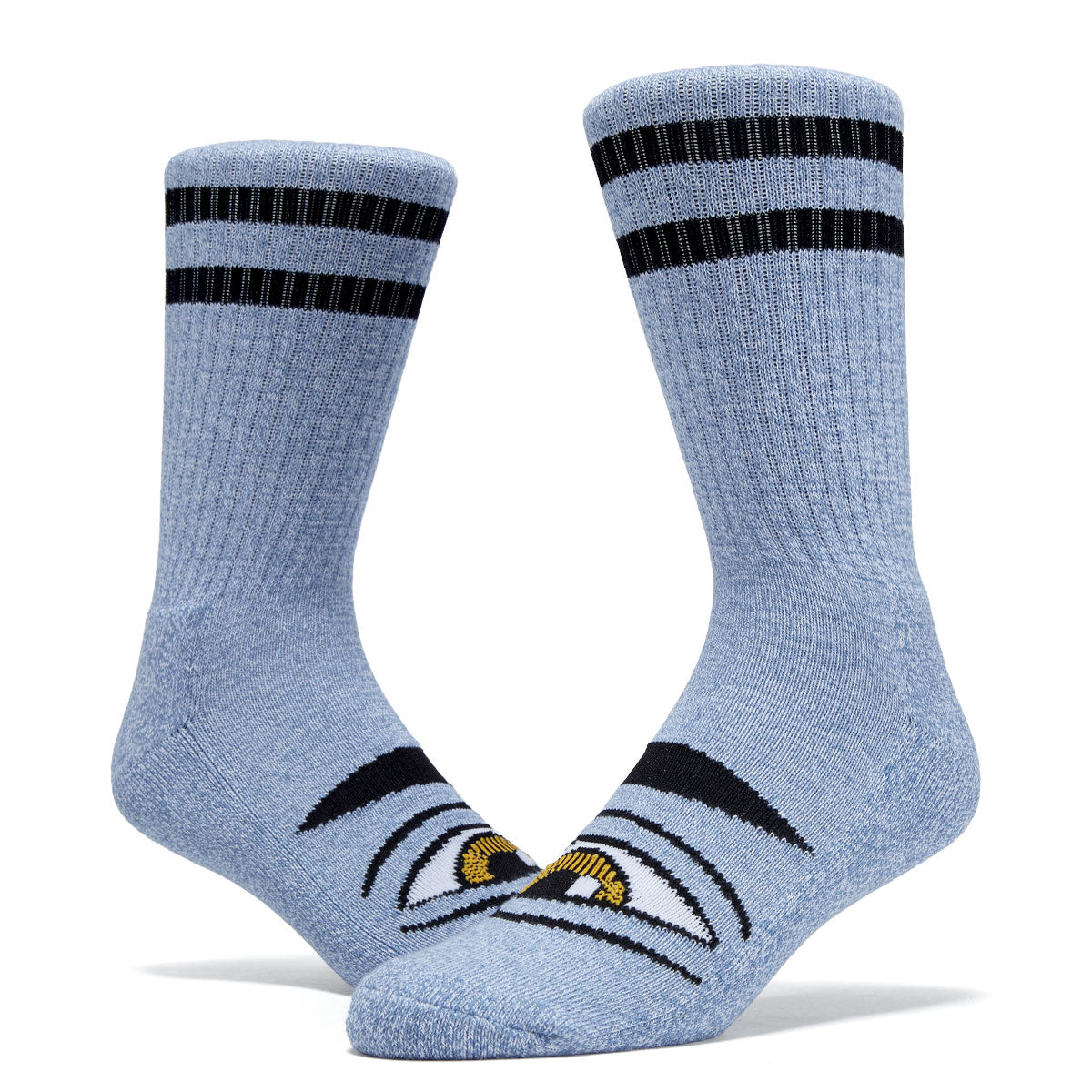 Toy Machine Heather Sect Eye Socks - Sea Blue image 2