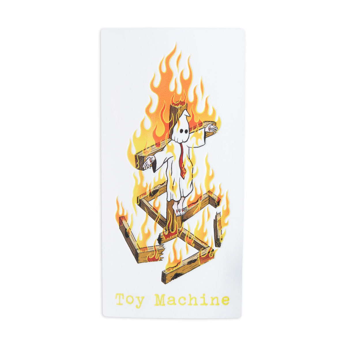 Toy Machine Charred Cross Sticker image 1