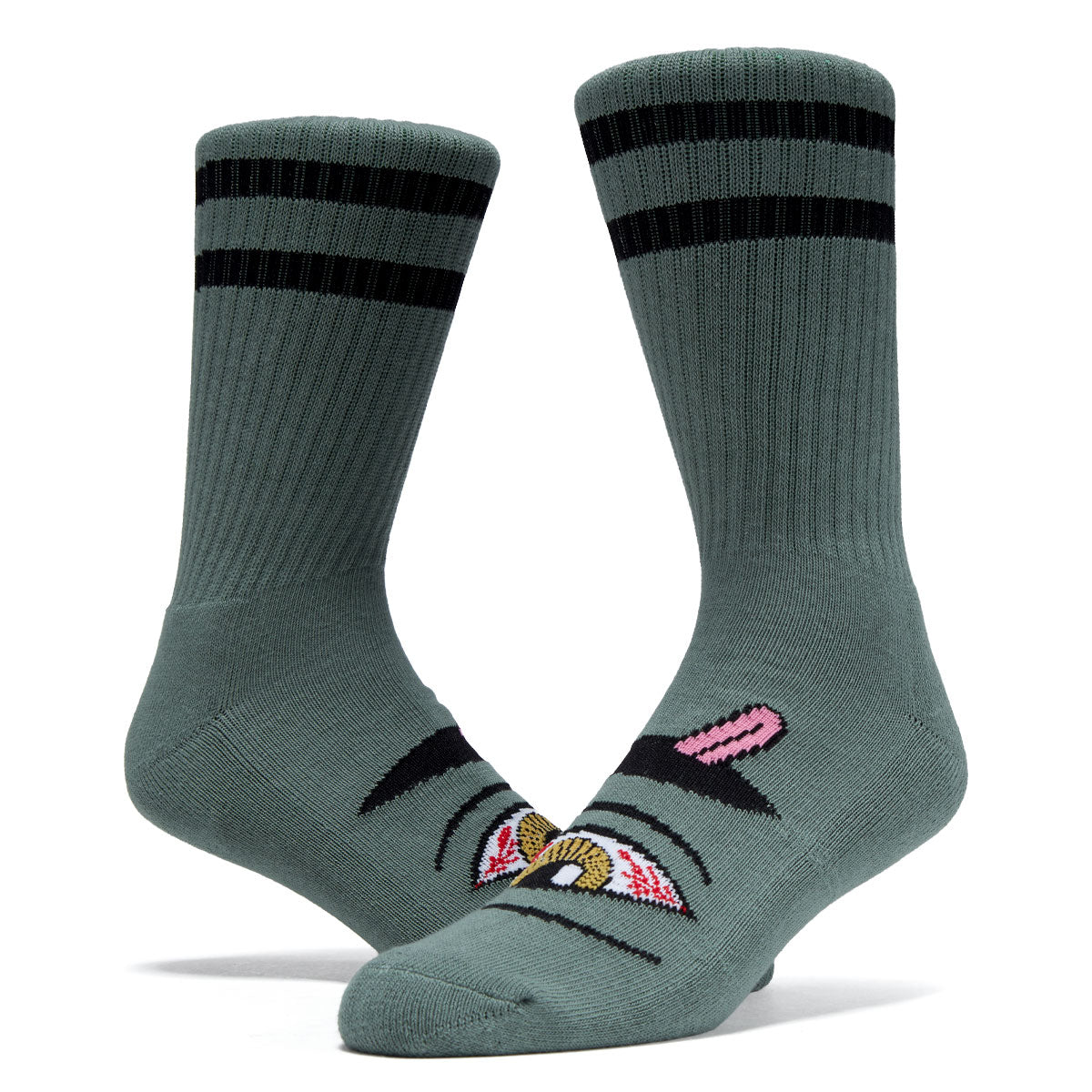 Toy Machine Bloodshot Eye Socks - Forest image 2