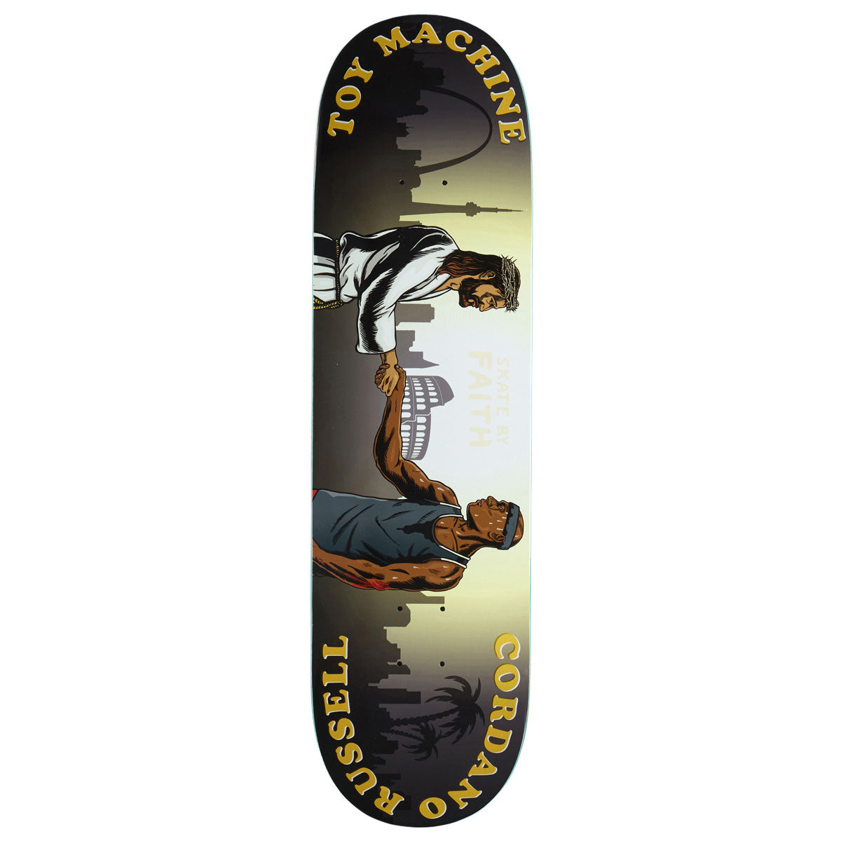 Toy Machine Russell Skate By Faith Skateboard Deck - 8.50