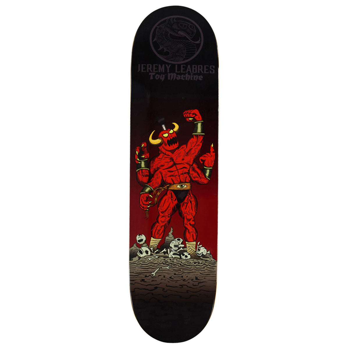 Toy Machine Leabres Death Fight Skateboard Deck - 8.25