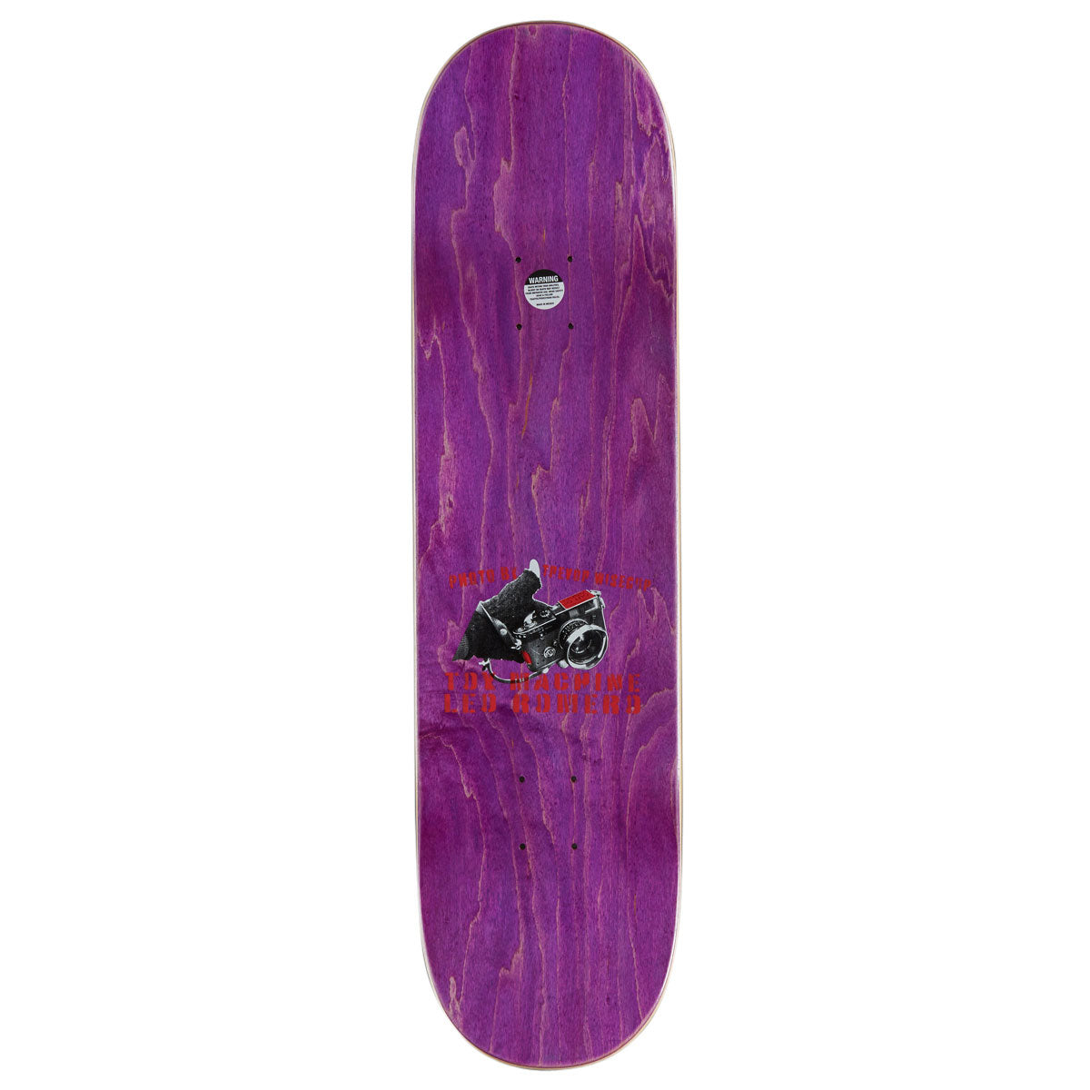 Toy Machine Romero Wisecup Skateboard Deck - 8.25