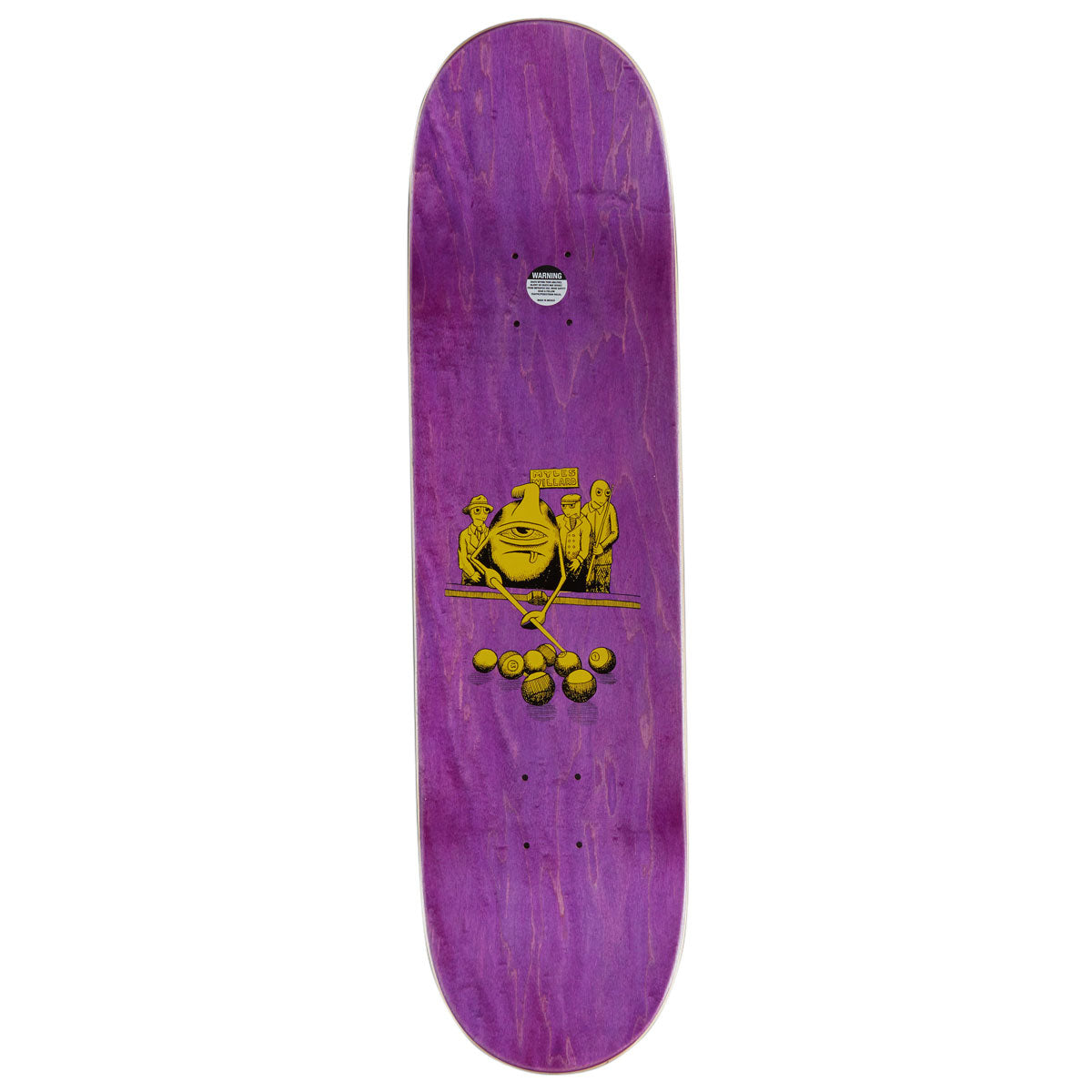 Toy Machine Willard Hustler Skateboard Deck - 8.25