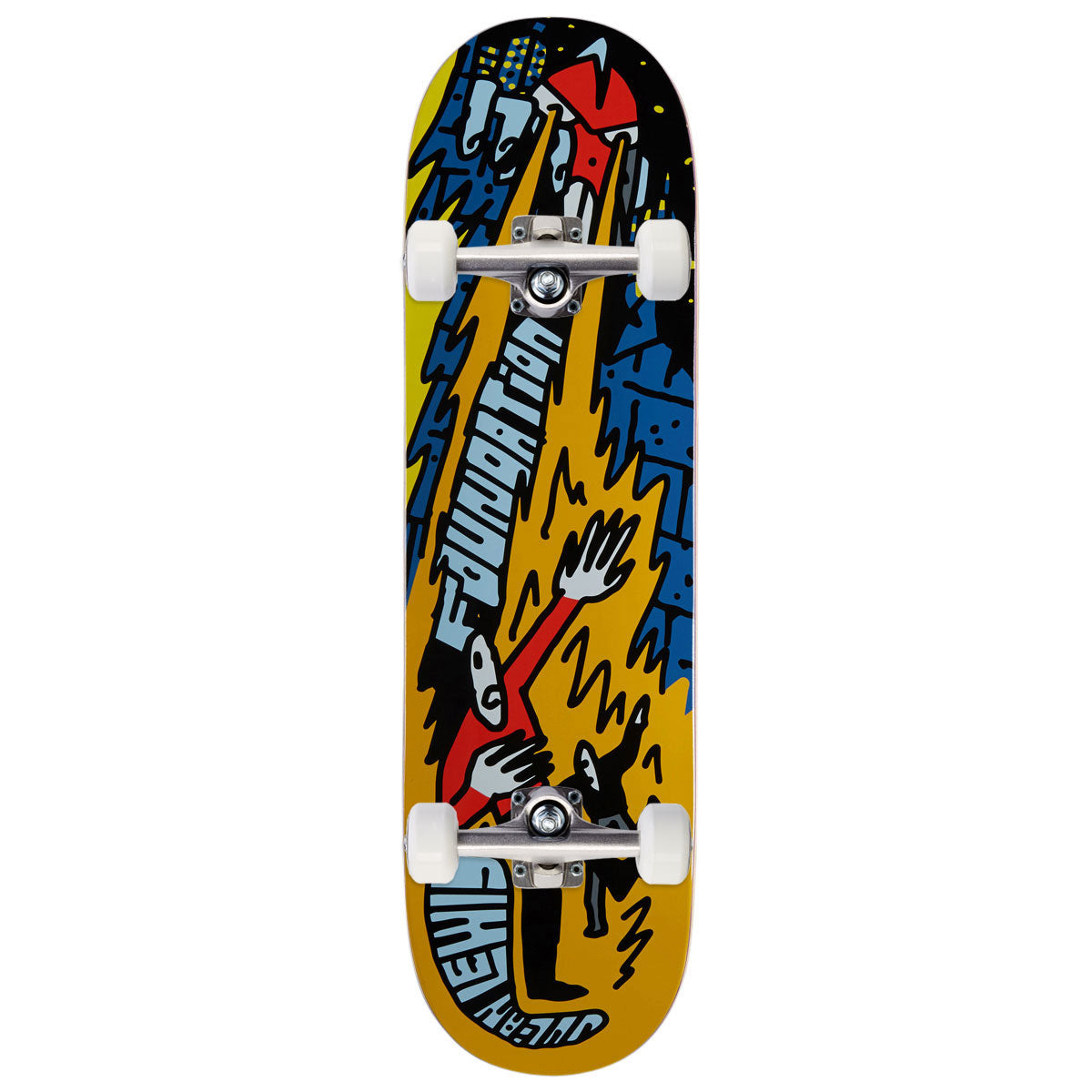 Foundation Lewis Robopocalypse Skateboard Complete - 8.63
