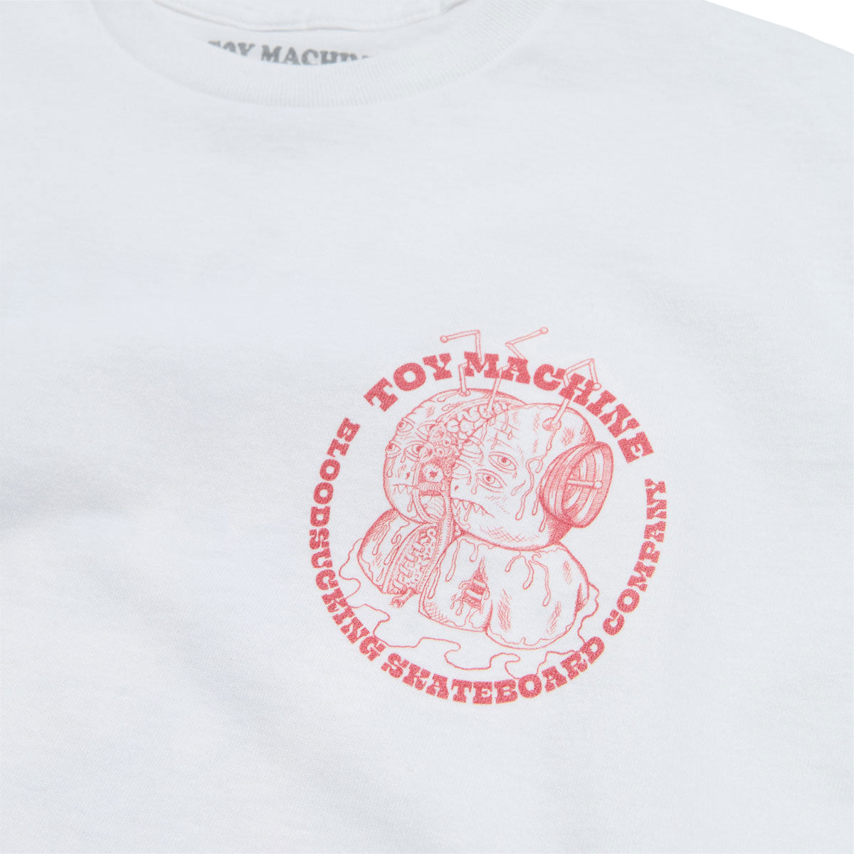 Toy Machine Split T-Shirt - White image 3