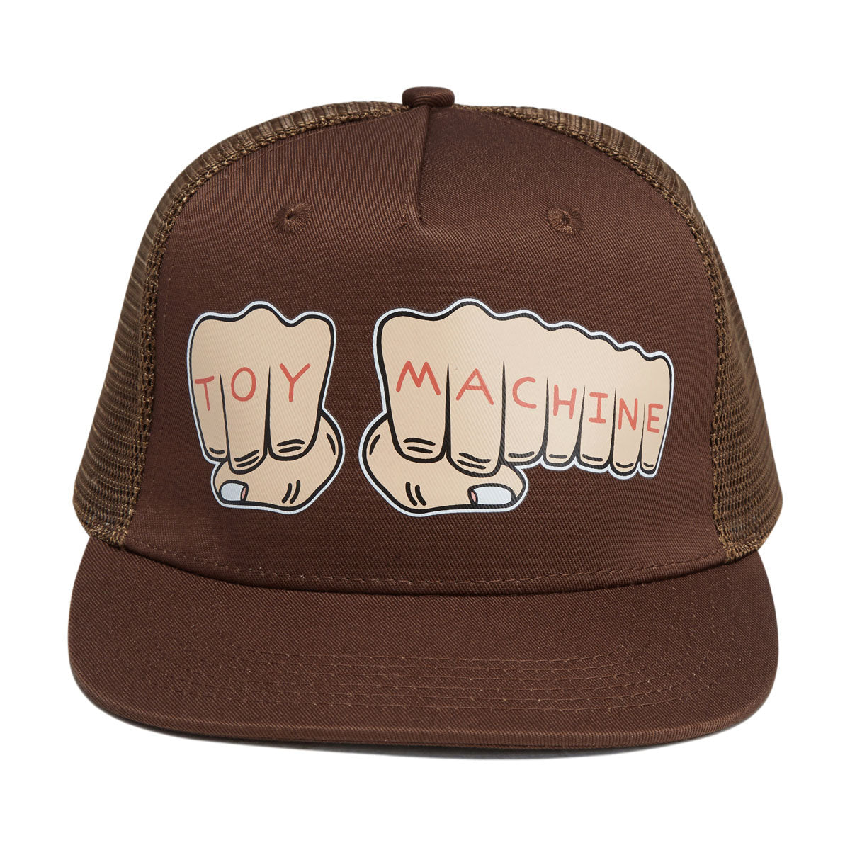 Toy Machine Fists Hat - Brown image 3