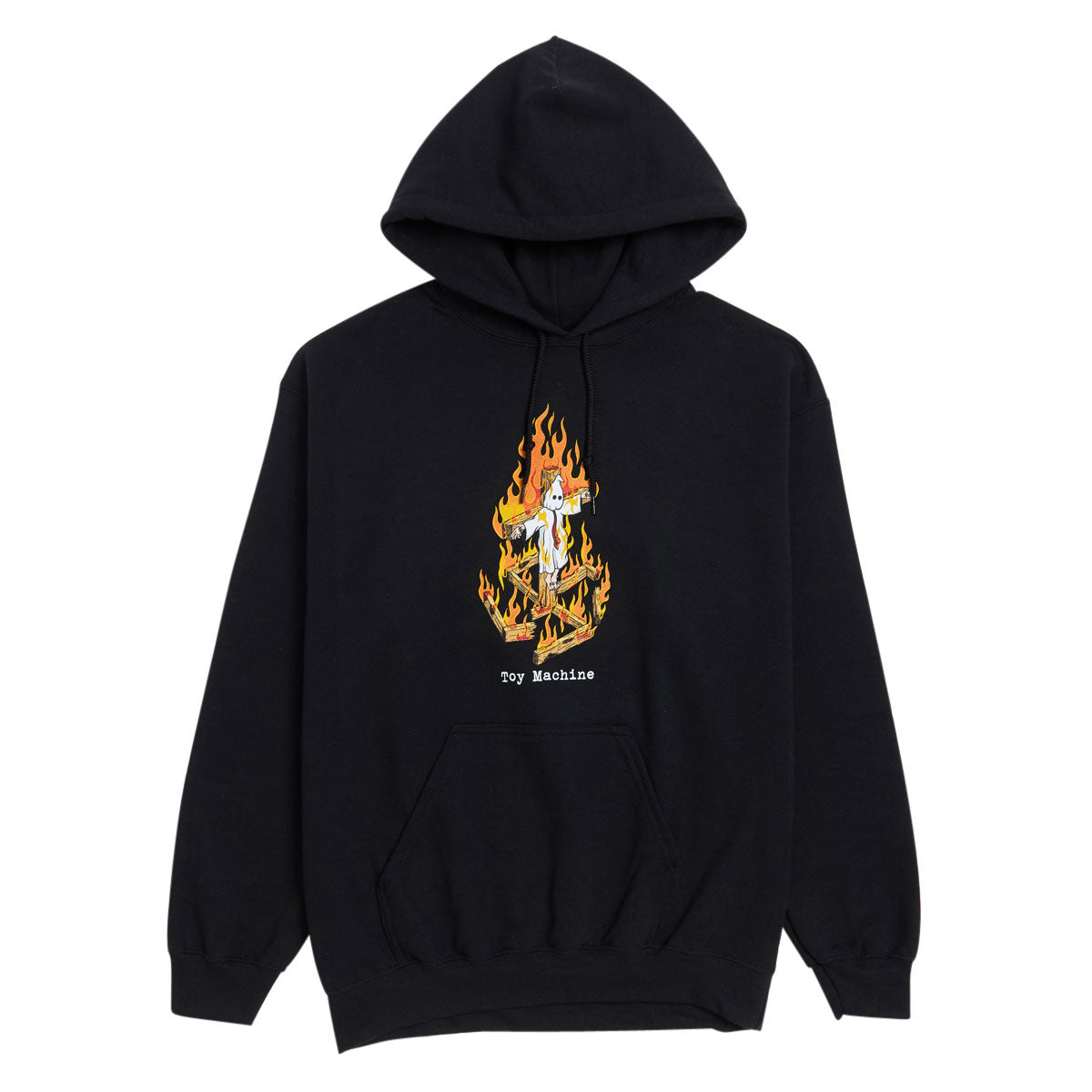 Toy Machine Charred Cross Hoodie - Black image 1