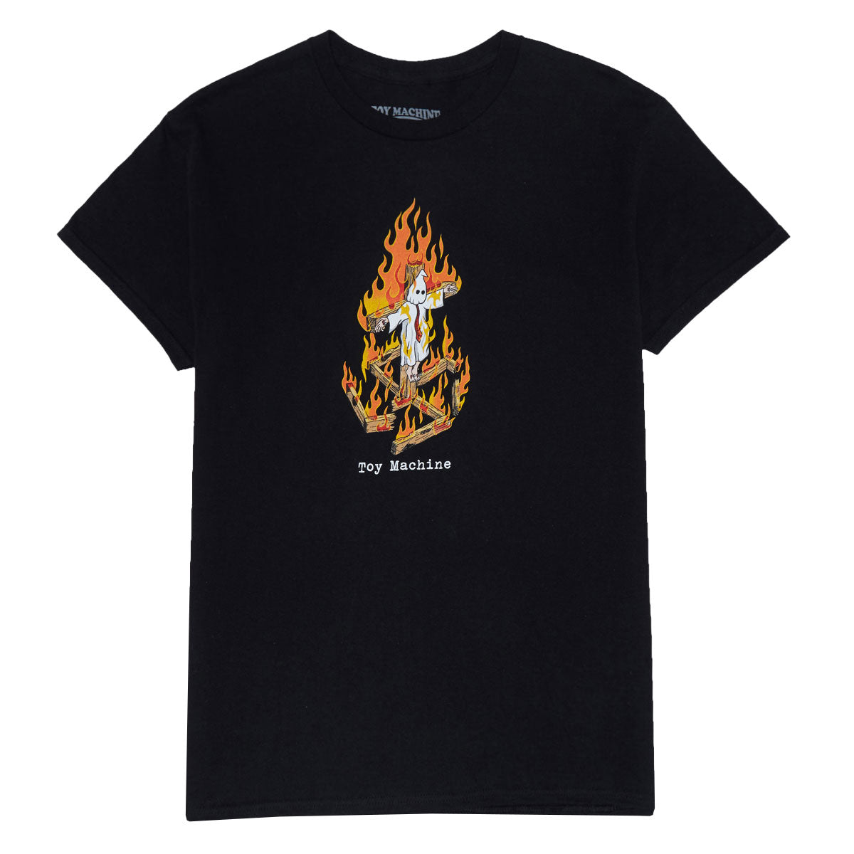 Toy Machine Charred Cross II T-Shirt - Black image 1