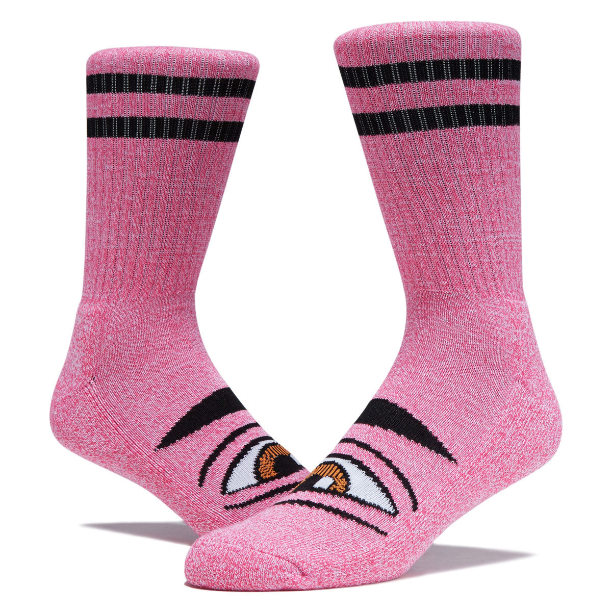 Toy Machine Heather Sect Eye Socks - Pink image 2