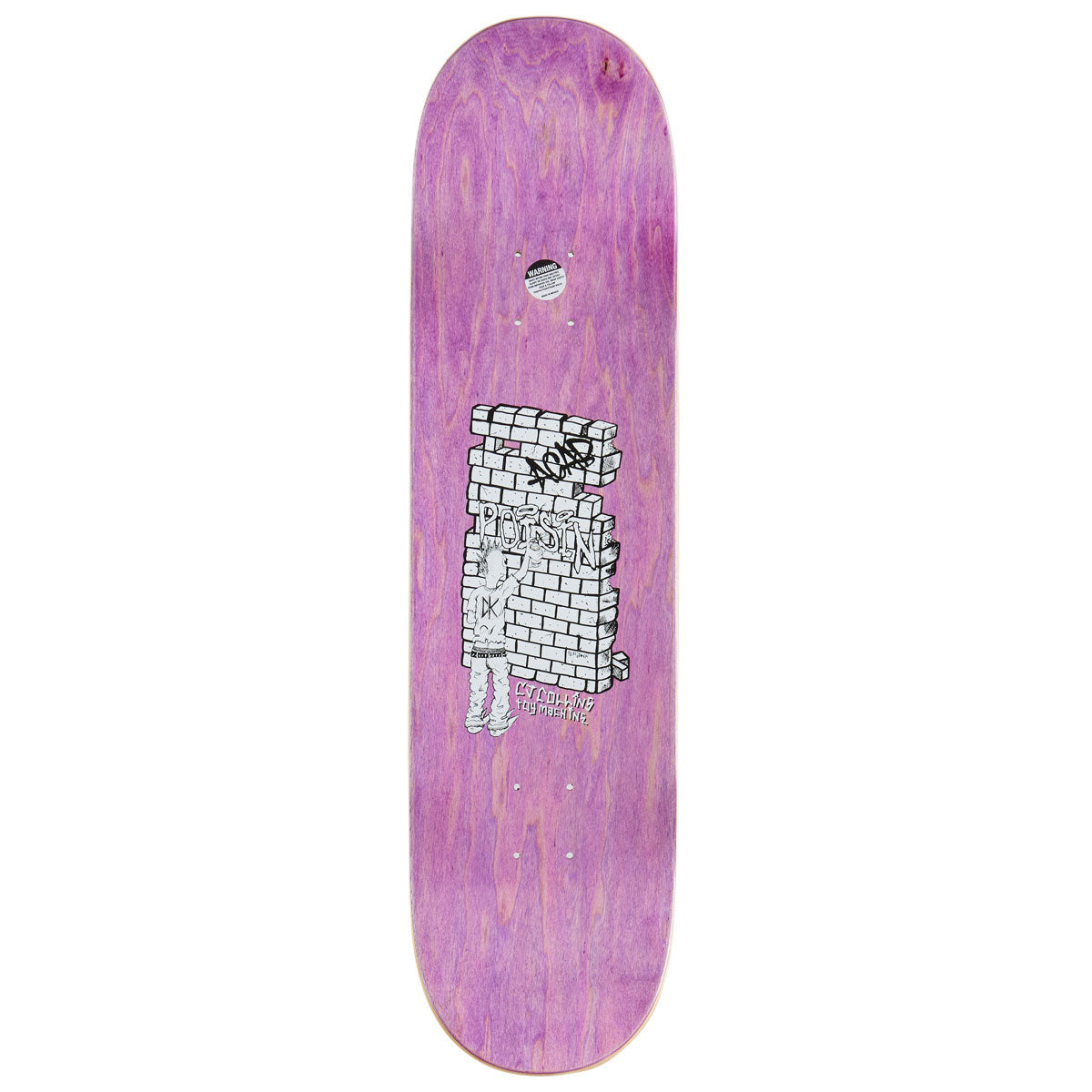 Toy Machine Collins Tagger Skateboard Complete - 8.25