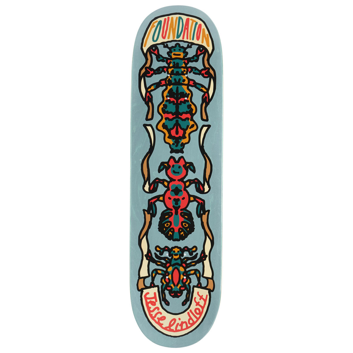 Foundation Lindloff Bugs Skateboard Deck - 8.50
