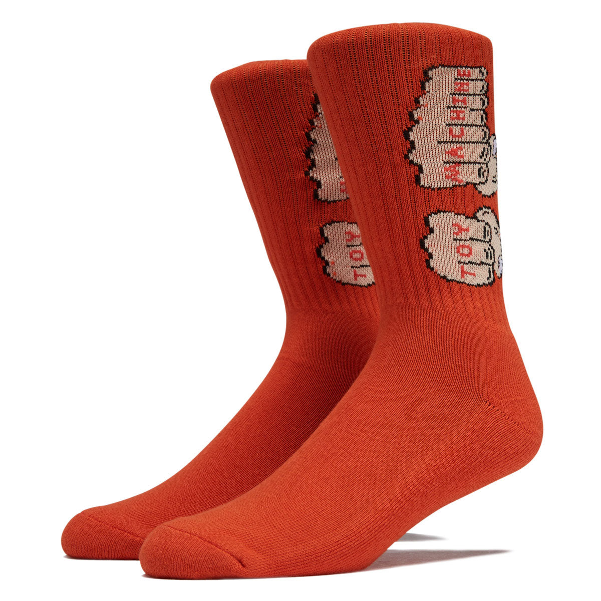 Toy Machine Fists Socks - Orange image 1