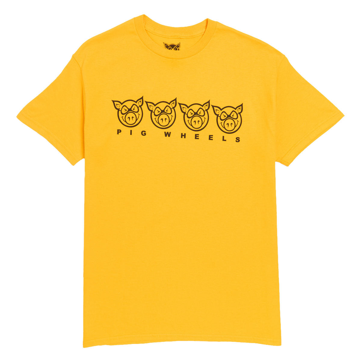 Pig Pig Fade T-Shirt - Gold image 1