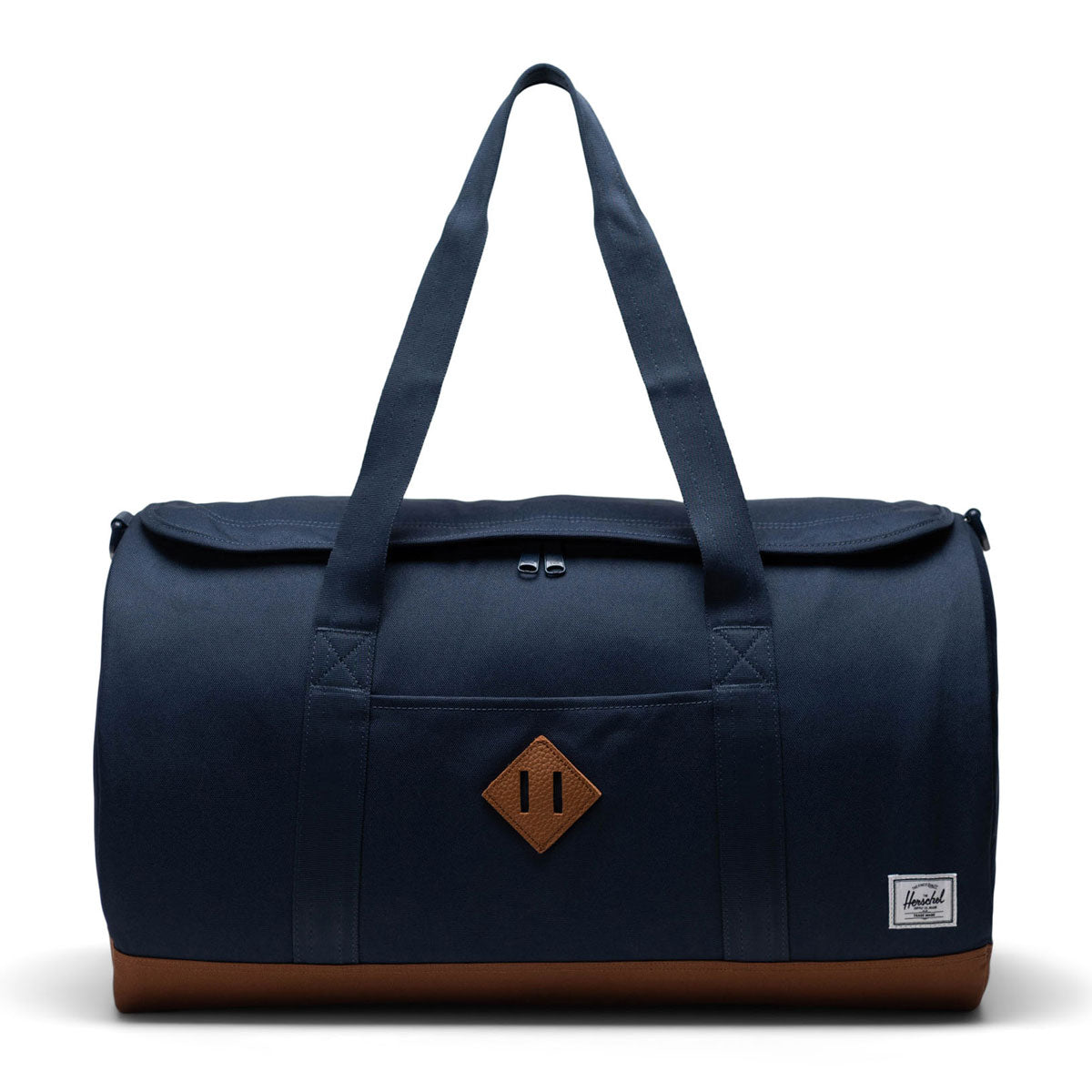 Herschel Supply Heritage Duffle Bag - Navy/Saddle Brown image 1