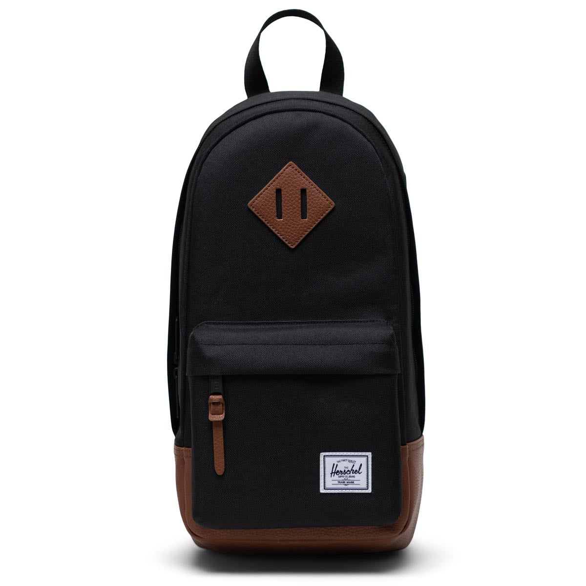Herschel Supply Heritage Shoulder Bag - Black/Tan image 1