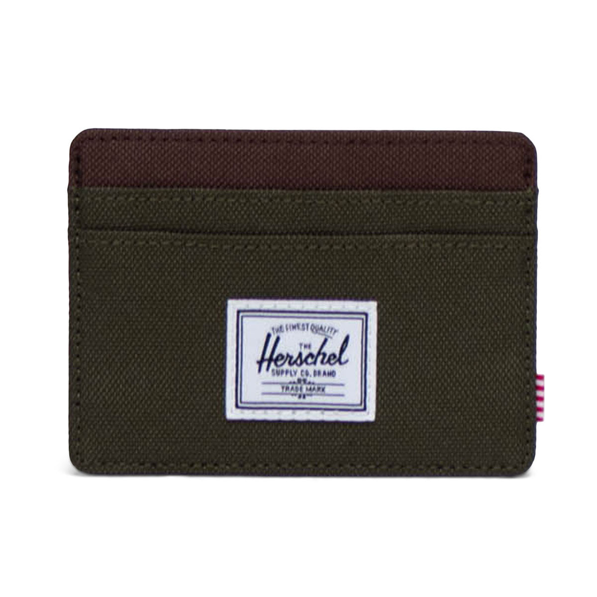 Herschel Supply Charlie Cardholder - Ivy Green/Chicory Coffee image 1