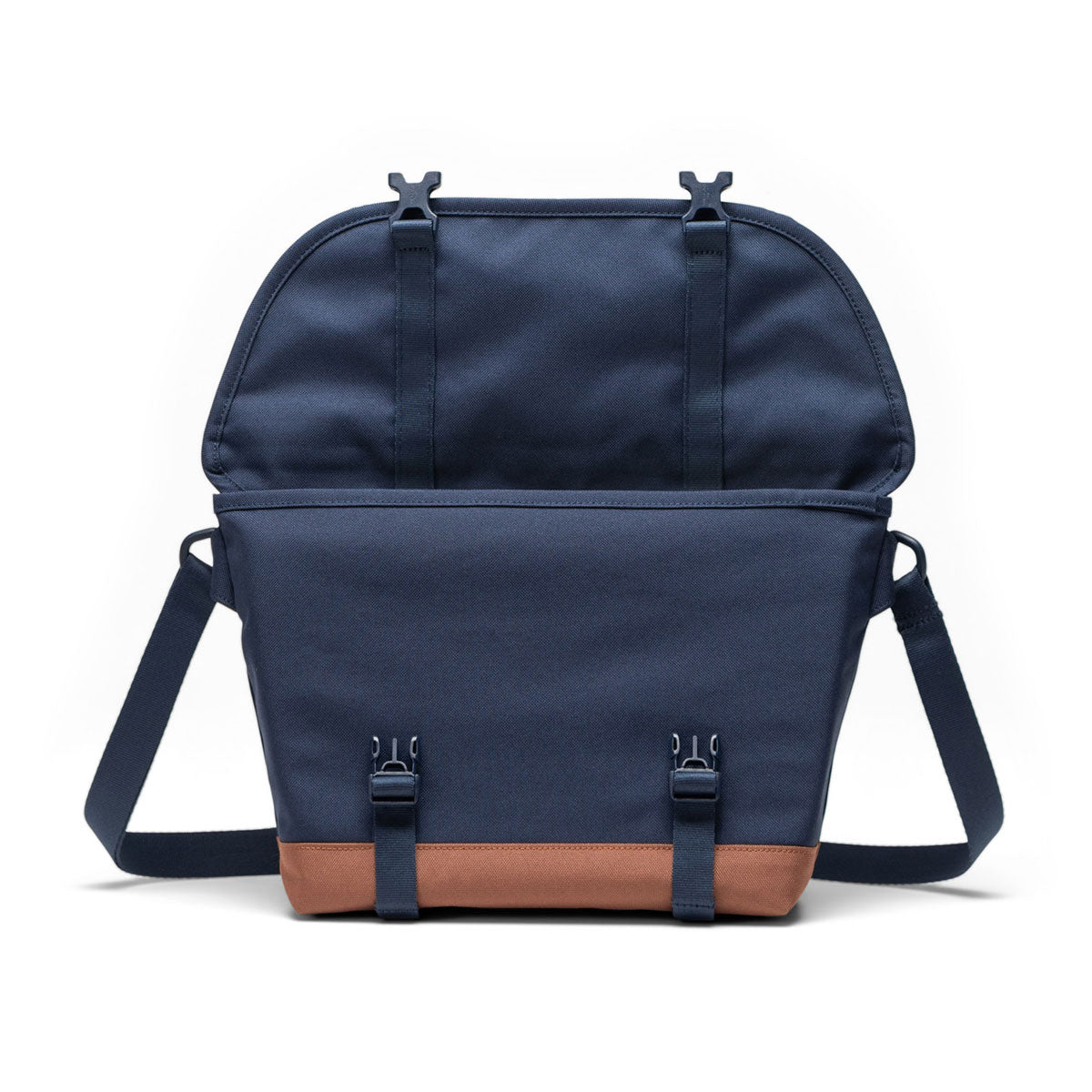 Herschel Supply Cove Small Messenger Bag - Navy/Saddle Brown image 2